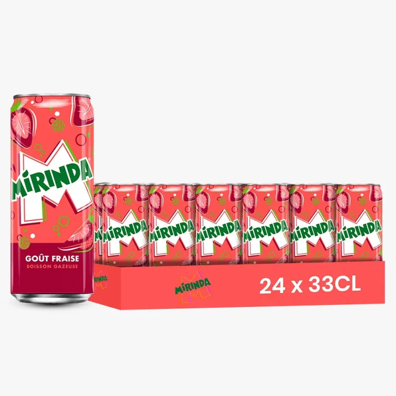 MIRINDA FRAISE 24X33CL