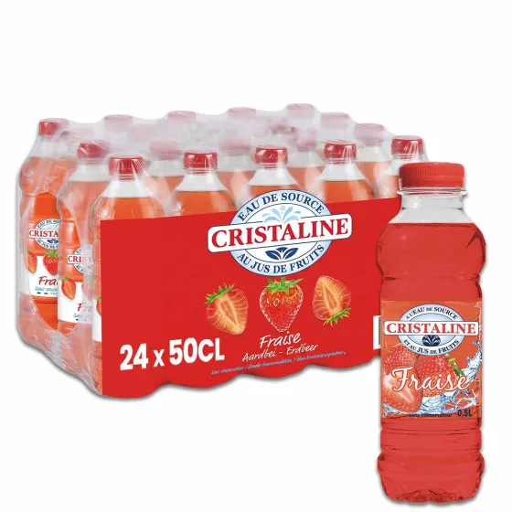 EAU CRISTALINE FRAISE 50CL X 24