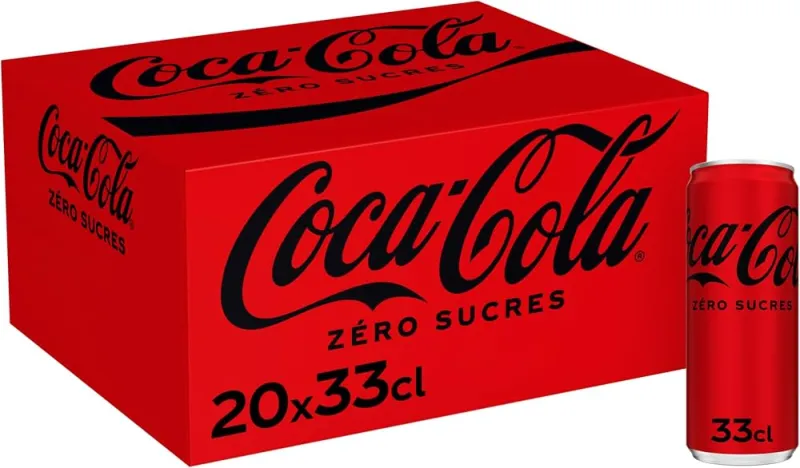 COCA ZERO 20 X 33CL FR