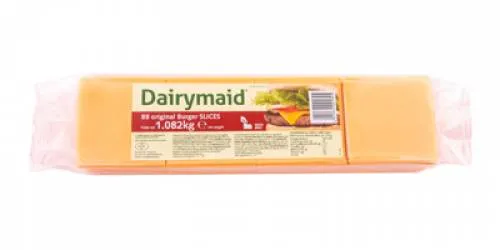 TRANCHE CHEDDAR DAIRYMAID 1.08KG