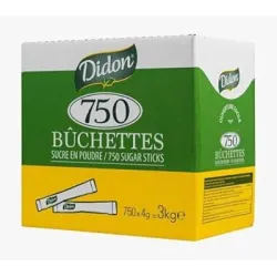BUCHETTE SUCRE DIDON 4GR / 750PCS