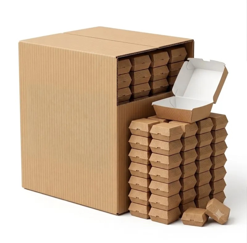 PETIT HAMBURGER EN CARTON 600 PCS
