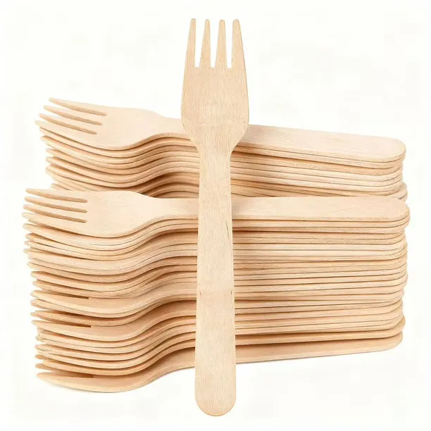 FOURCHETTES BOIS 100PCS
