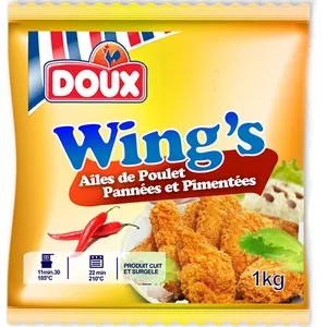 AILES DE POULET PANE EPICE 1 KG
